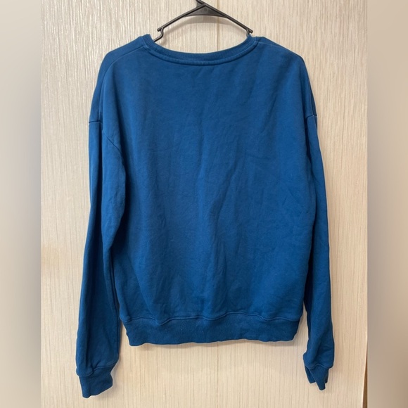 Fancy Homebody Matching Set - Blue Sweatshirt & Shorts (Size M) - Picture 11 of 11